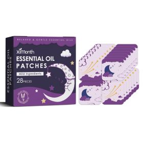Ximonth Essential Oil Goodnight Patch, Helps You Fall Asleep Quickly At Night And Relieves Body Muscle Fatigue And Stress Sleep Patch