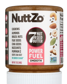 NuttZo Organic Power Fuel Smooth 7 Nuts & Seeds Butter Spread | Paleo and Keto Friendly | Peanut & Gluten Free, Kosher